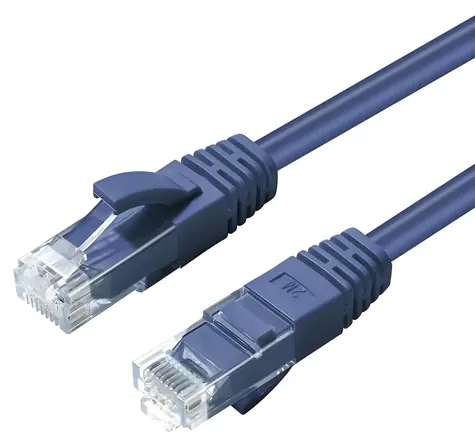 MicroConnect CAT5e U/UTP 0,3 m blau / Netzwerkkabel / RJ-45 / PVC