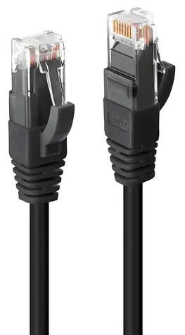 Lindy Cat6 UTP 7,5 m schwarz / Netzwerkkabel / RJ-45 / LSZH