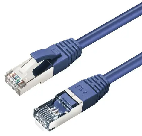 MicroConnect CAT6a S/FTP blau / Netzwerkkabel / 20 m / RJ-45 / LSZH / PoE