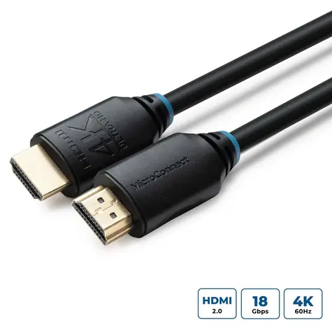 MicroConnect HDMI-Kabel 4K schwarz / Verbindungskabel / mm / 7,5 m / HDR10