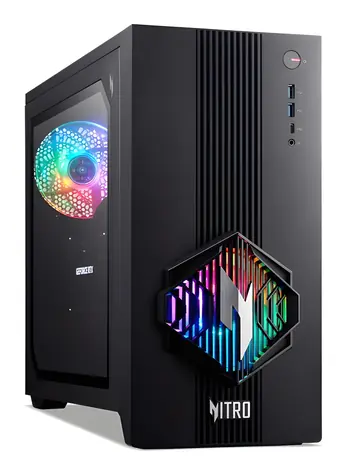 Acer Nitro N30-100 schwarz / Gaming-Computer / AMD RYZEN 5 8500G / 32 GB DDR5 / 1 TB SSD / RX 9060 XT 8 GB / Windows 11
