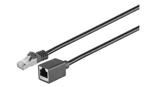 MicroConnect CAT6 F/UTP schwarz / Netzwerkkabel / RJ-45 / 0,5 m