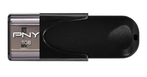 PNY Attaché 4 8GB schwarz / USB-Stick / USB 2.0