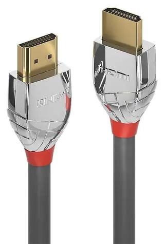 Lindy High Speed HDMI / Kabel / 4096 x 2160 px / 3 m / grau, silber