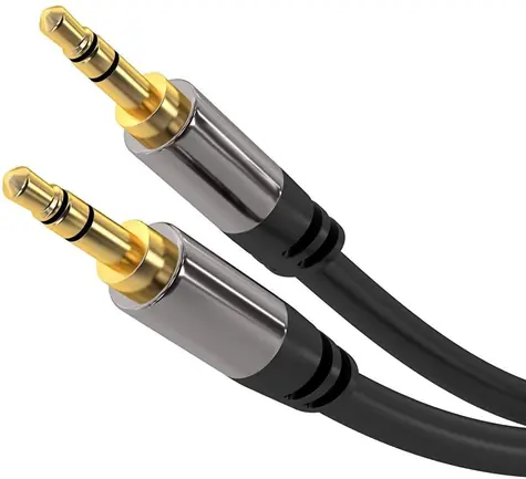 PremiumCord HQ Kabel, 3,5-mm-Klinkenstecker - 3,5-mm-Klinkenstecker / Verbindungskabel / Stereo / Geschirmt / Stecker/Stecker / 1,5 m