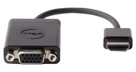 DELL Videoadapter HDMI auf VGA / Reduzieradapter / HDMI (M) auf VGA (F)