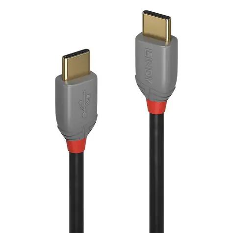Lindy USB-C 1 m schwarz / USB-Kabel / USB 2.0 / 480 Mbit/s