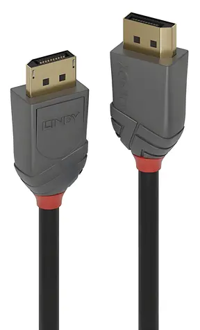 Lindy DisplayPort 1.4 Kabel schwarz / Verbindungskabel / DisplayPort auf DisplayPort / 1 m / 8K / 60 Hz