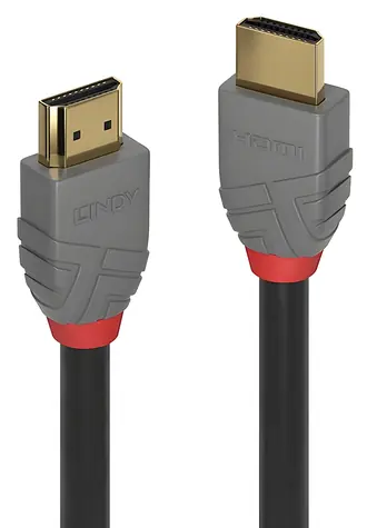 Lindy HDMI High Speed 0,5 m schwarz / HDMI-Kabel / 4K / 4096 x 2160 px