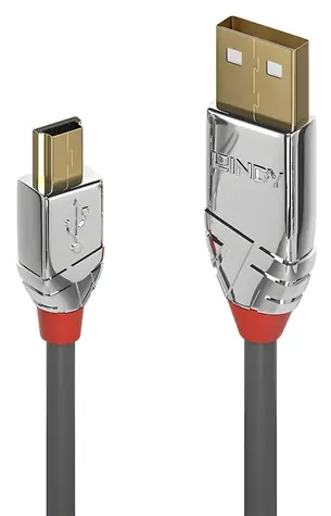 Lindy / USB 2.0-Kabel USB-A - Mini-USB B / 1 m / 480 Mbit/s