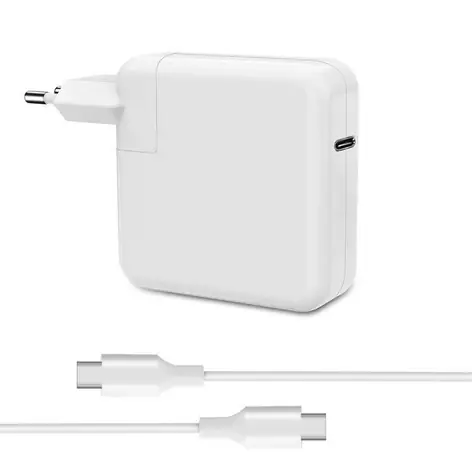 CoreParts USB-C-Ladegerät für Apple, weiß / Ladegerät / USB-C / 96 W