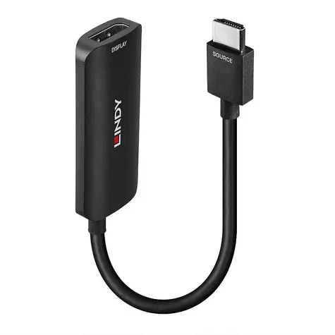 Lindy 38329 / HDMI 2.1 auf DisplayPort 1.4 Konverter / 8K 60Hz / 4K 120Hz
