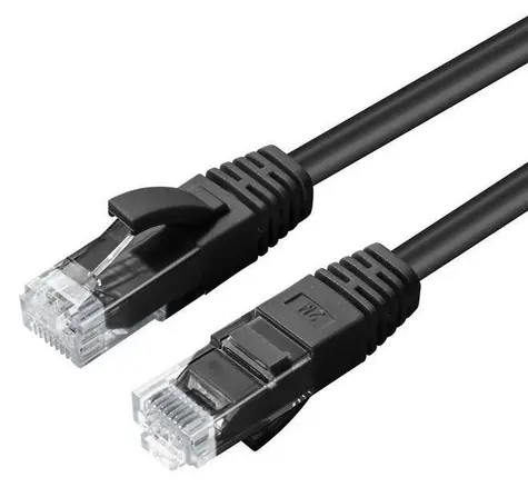 MicroConnect CAT5e schwarz / Netzwerkkabel / U/UTP / RJ-45 / 15 m / PVC-Mantel