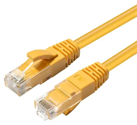 MicroConnect CAT5e U/UTP 0,3 m gelb / Patchkabel / RJ-45 / PVC