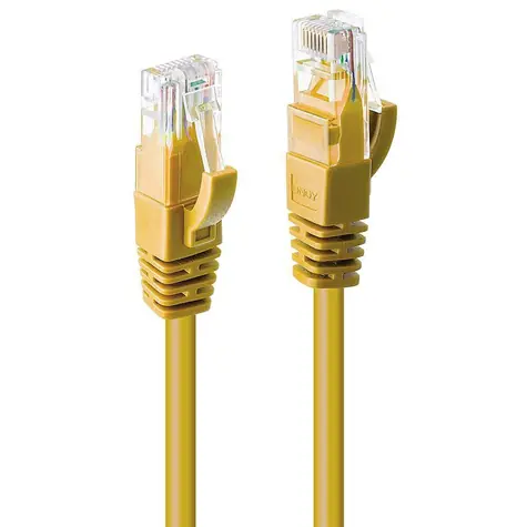 Lindy Cat.6 U/UTP gelb / Netzwerkkabel / 10 m / RJ-45