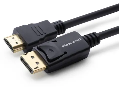 MicroConnect DisplayPort 1.2 - HDMI 5 m schwarz / Kabel / 1920×1080 / 60 Hz