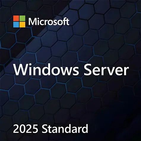 Microsoft Windows Server 2025 Standard / Betriebssystem / DSP / 16 Kerne / 64-Bit / DVD