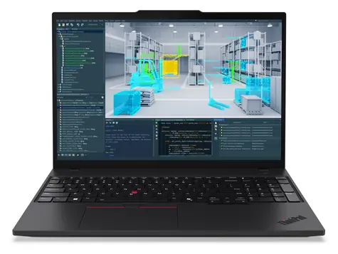 Lenovo ThinkPad P16s G5 schwarz / Notebook / 16" WUXGA / AMD RYZEN AI 7 350 / 48 GB / 512 GB SSD / AMD Radeon 860M / Windows 11