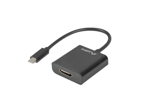 Lanberg USB-C 3.1 - HDMI Adapter schwarz / MF / 15 cm