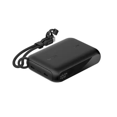 Belkin BOOST CHARGE Powerbank 10000mAh schwarz / Powerbank / 20W PD / USB-C / mit Display