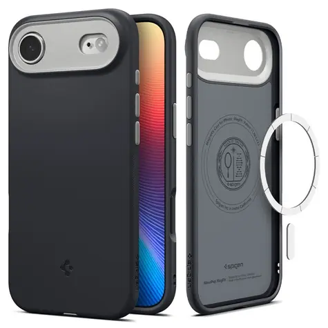 Spigen Nano Pop Mag Black Sesame / Rückseite / MagSafe / Apple iPhone Air