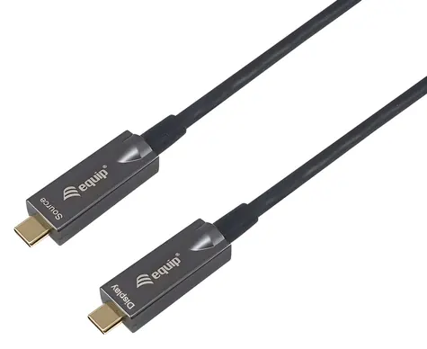 Equip mit USB-C 3.2 AOC 5m / USB-C-Kabel / 10 Gbit/s / PD 60 W / 8K 60Hz