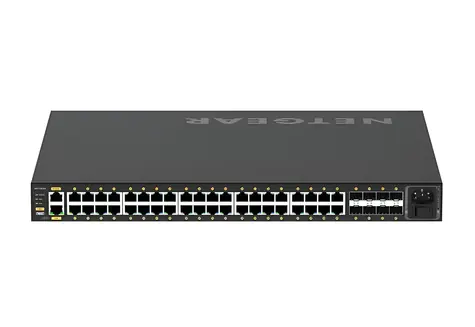 Netgear M4250-40G8XF schwarz / Managed Switch / 40× Gigabit PoE+ / 8× SFP+ 10G