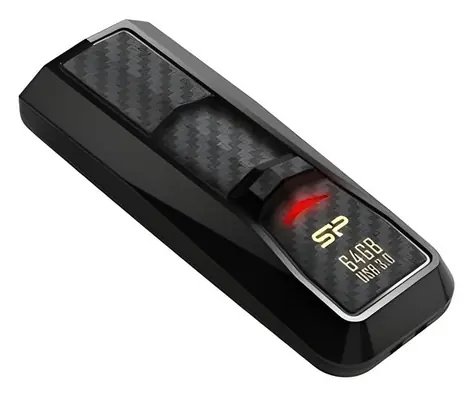Silicon Power Blaze B50 256 GB schwarz / Flash-Disk / USB 3.2 Gen 1