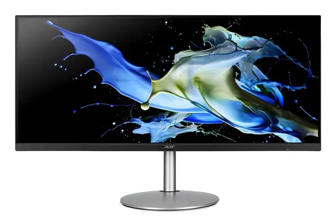 34" Acer CB342CU silber / Monitor / IPS / UWQHD 3440×1440 / 75Hz / 1ms / HDMI+DP+USB-C / AMD FreeSync