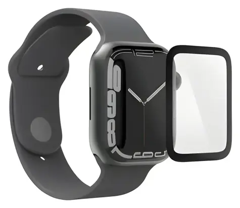 HAMA Super Hybrid / Schutzfolie / Apple Watch 11 46 mm / transparent / D3O / rPET