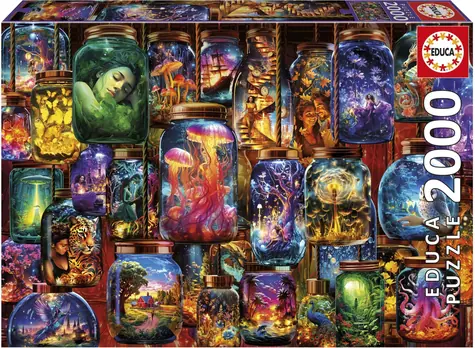 Educa Puzzle Träume im Glas / 2000 Teile