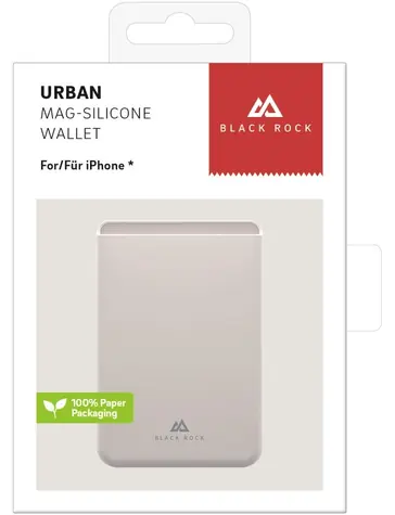 Black Rock Urban Mag Geldbörse, altweiß / Magnetgeldbörse / Universal
