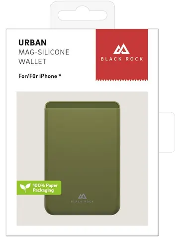 Black Rock Urban Mag Geldbörse olivgrün / Kartenhalter / magnetisch / universell