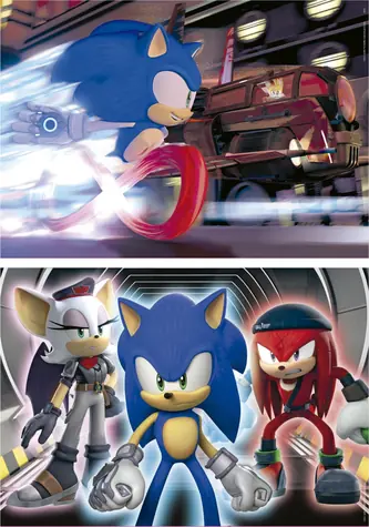 Educa Leuchtpuzzle Sonic Prime / 2x100 Teile