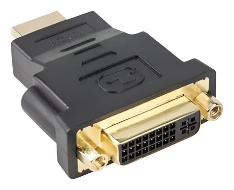 Lanberg HDMI (M) auf DVI-D (F) Adapter schwarz / Adapter / 24+5 Pin