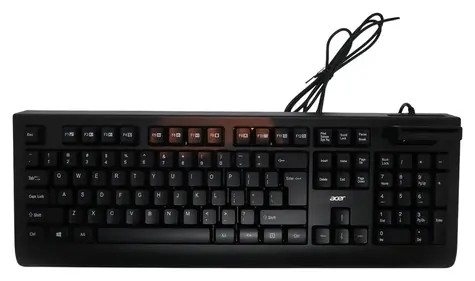 Acer KB-8CR schwarz / Kabelgebundene Tastatur / USB-A / CZ/SK-Layout / Smartcard-Lesegerät