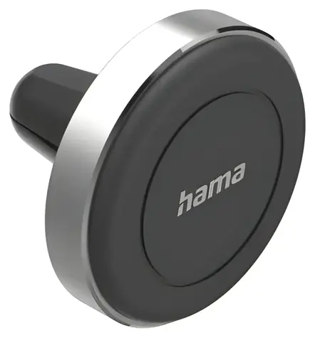 HAMA Magnet schwarz / Auto-Handyhalterung / mit Belüftung / 360° / Aluminium