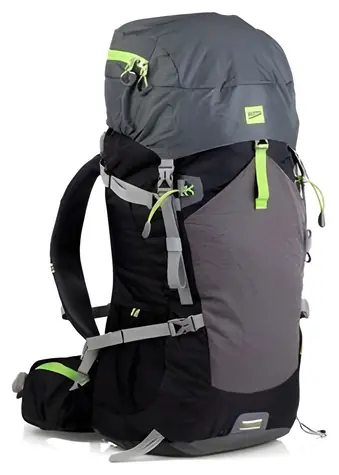 Spokey LUKLA schwarz-grau-grün / Rucksack / 50 l