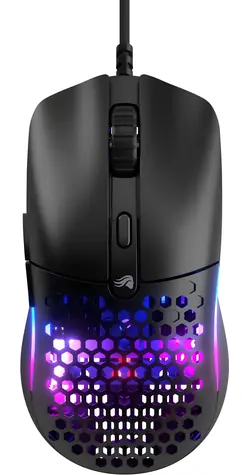 Glorious Model O Eternal schwarz / Gaming-Maus / 6 programmierbare Tasten / 55 g