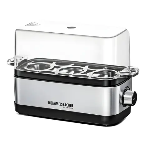 Rommelsbacher ER 300 silber / Eierkocher / 300 W / bis zu 3 Eier