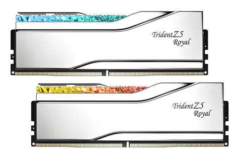 G.Skill Trident Z5 Royal Silver / RAM / 64 GB (2x32 GB) / DDR5-6400 / CL32 / 1,4 V / XMP 3.0