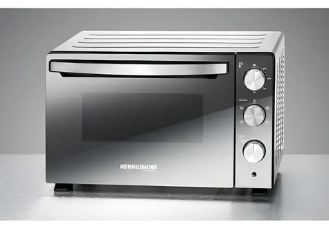 Rommelsbacher Bgs 1500 silber / Backofen mit Grillfunktion / 1500 W / 3 Heizstufen / 120-Minuten-Timer
