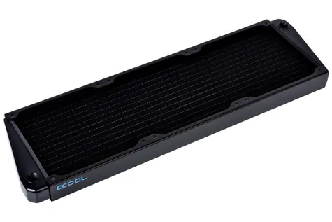 Alphacool NexXxoS ST30 Vollkupfer X-Flow 420 mm schwarz / Radiator / 3× 140 mm / 30 mm