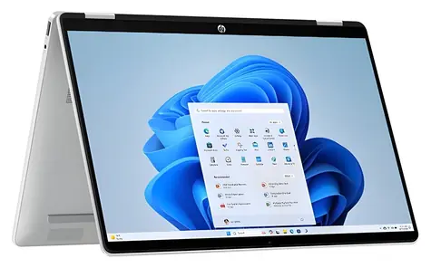 HP OmniBook 5 Flip fp-0301nc silber / Notebook / 14" 2K / Intel Core 5 120U / 16 GB / 1 TB SSD / Intel / Windows 11