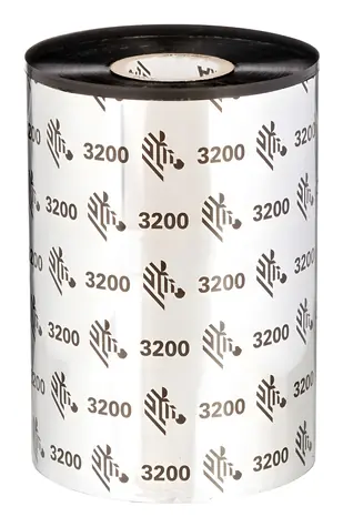 ZEBRA 3200 / TTR-Band / Wachs-Harz / 60 mm / 450 m / 1 Zoll / 6 Stück