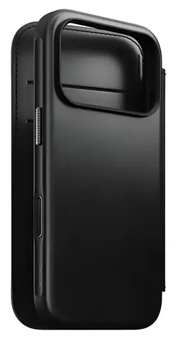 Nomad Modern Leather Folio MagSafe schwarz / Hülle / iPhone 17 Pro / Horween-Leder