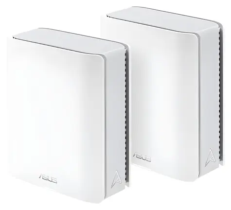 Asus ZenWiFi BT8 2er-Pack / Mesh-Router / WiFi 7 / 2,4 GHz / 5 GHz / 6 GHz / 14 Gbit/s / 4G LTE/5G