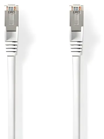 Nedis Cat 8.1 weiß / Patchkabel / S/FTP / RJ45 - RJ45 / 15 m / LSZH