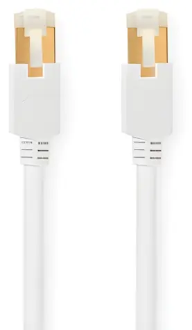 Nedis CAT6 S/FTP 20 m weiß / Patchkabel / RJ45-RJ45 / rund / LSZH/PVC