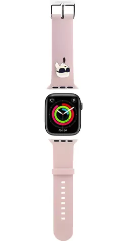 Karl Lagerfeld Karl Head NFT pink / Armband für Apple Watch 38/40/41 mm
